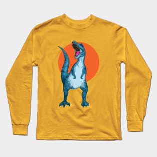 Dinosaur Retrowave Long Sleeve T-Shirt